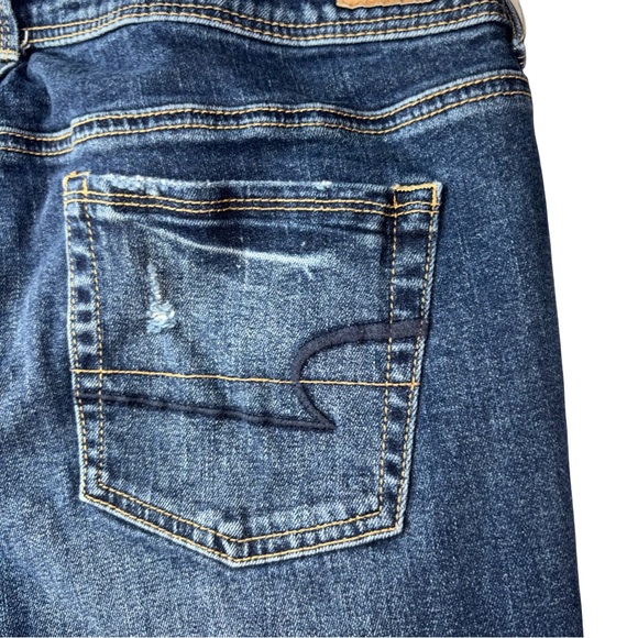 American Eagle Bootcut Jeans Women’s Distressed Medium Wash Denim - Picture 11 of 15